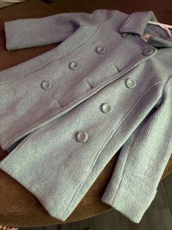 Cherokee Double-Breasted Knit Pea Coat