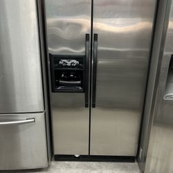 Stainless Side By Side Refrigerator 