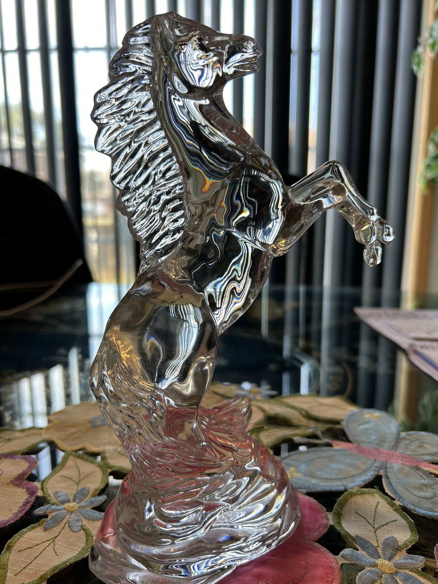 Gorgeous Waterford Crystal Horse 