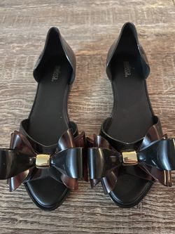 Melissa Womens Ultragirl Sash Bow Flats