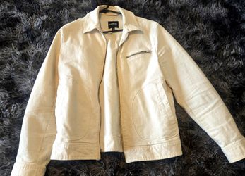Express Cream Zip Jacket — Moto Style