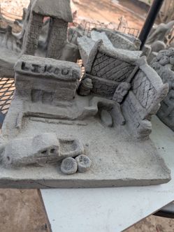 Blank cement canvas