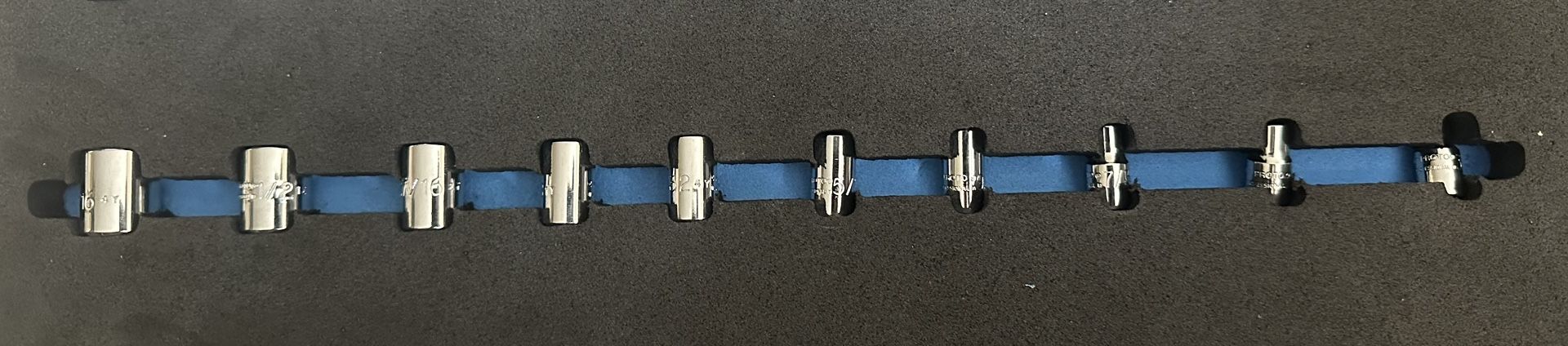 PROTO 1/4” Drive Shallow Socket Set SAE 12 Point