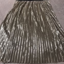 Size L — Peach Iridescent-like Skirt