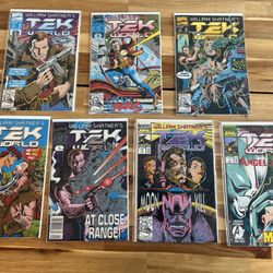 William Shatner’s TEK World 1-7 Marvel Comics