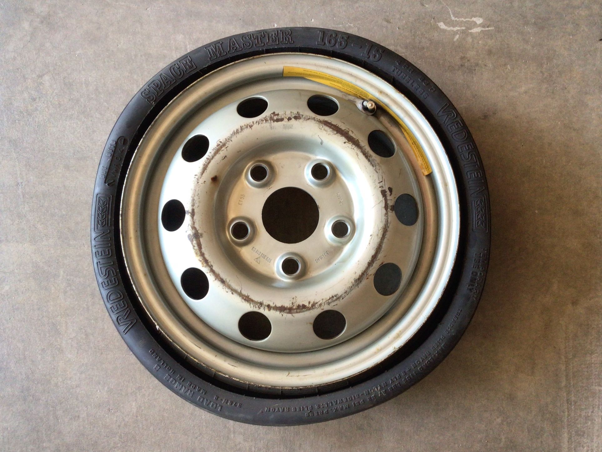 Rare Porsche 928 Spare Tire