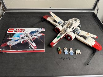 LEGO Star Wars ARC-170 Starfighter 8088 With Minifigures & Instructions