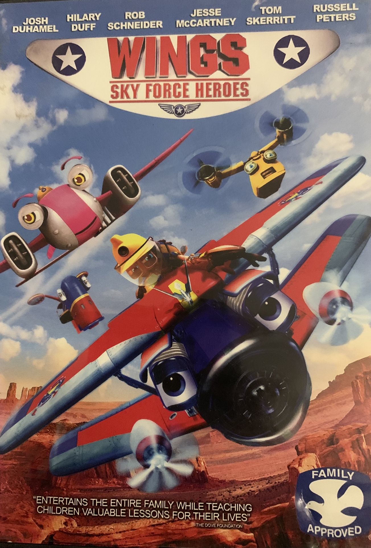 WINGS Sky Force Heroes (DVD-2014) Hilary Duff + Haylie Duff!