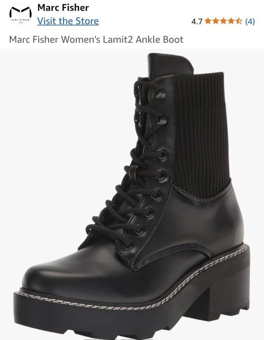 Marc Fisher Ankle Boots Black