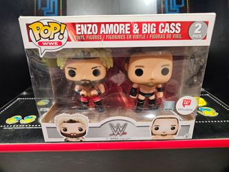 $25 -FUNKO POP! Enzo Amore & Big Cass 2-Pack WWE Walgreens Exclusive Vinyl Figure NIB