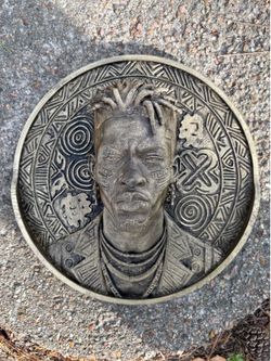 Handmade 3D printed Wall Art. African inspired, Wall Art