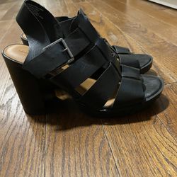 Women Black Heel Universal Threads