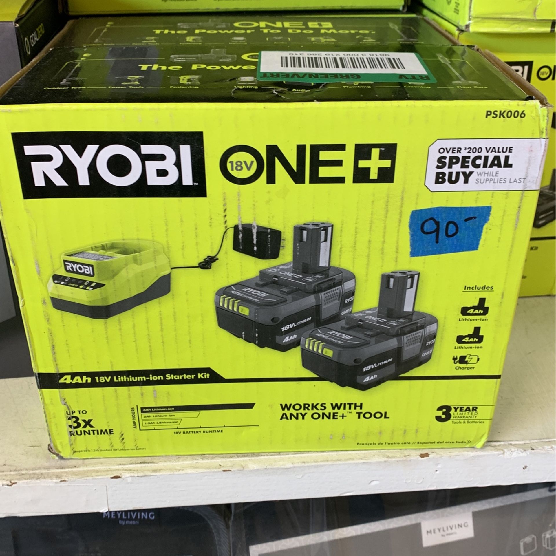 Ryobi 18v Battery Kit