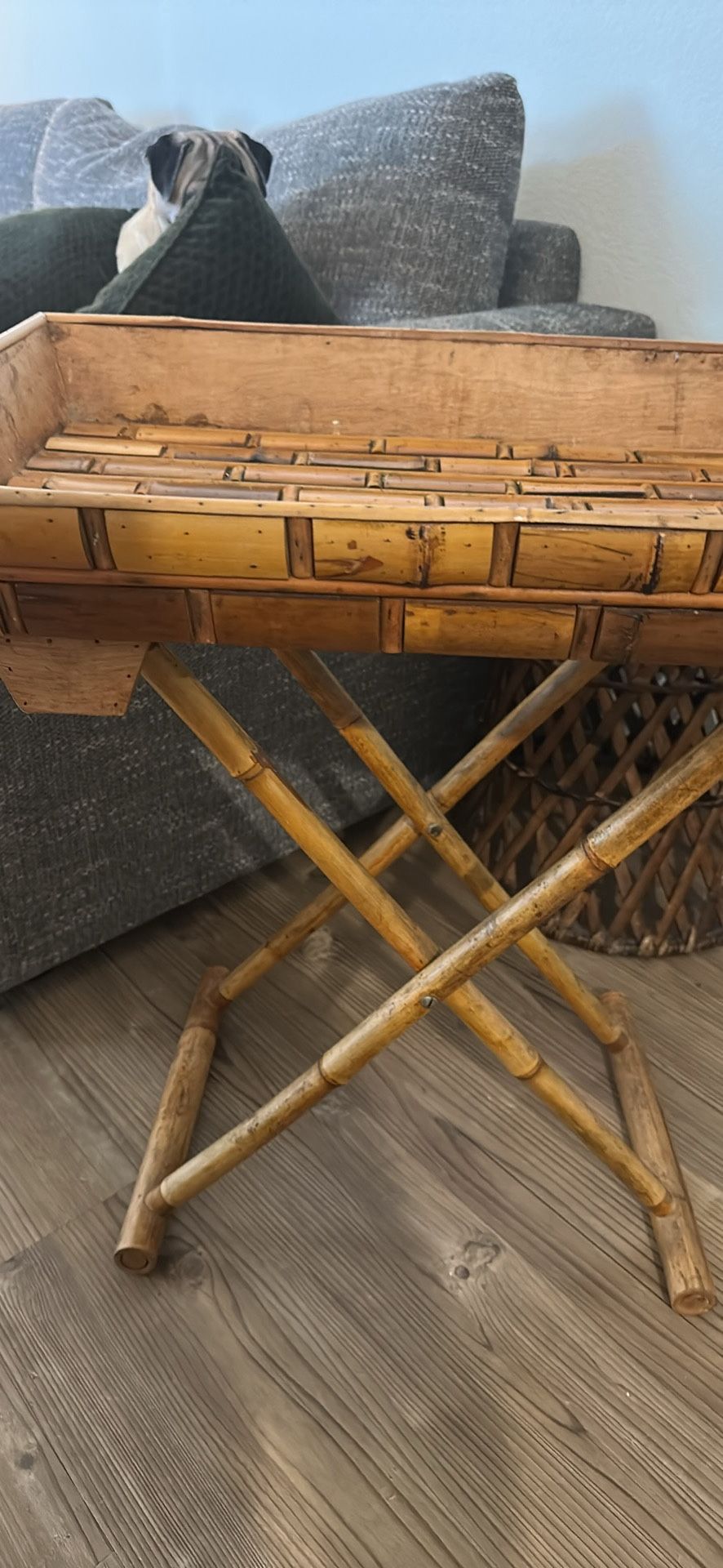 Pier One Imports Bamboo Tray table