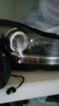 Two Mercedes Benz C class headlights 2014