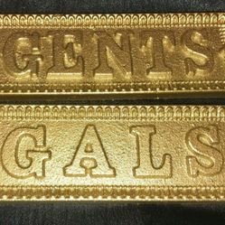 Home Decor: Bathroom Plaques 