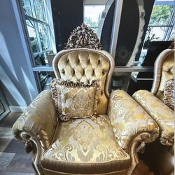 Luxury Antique European Style Sofa Set 