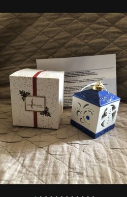 Lightscapes Color Changing Light Up Christmas Snowman Ornament 