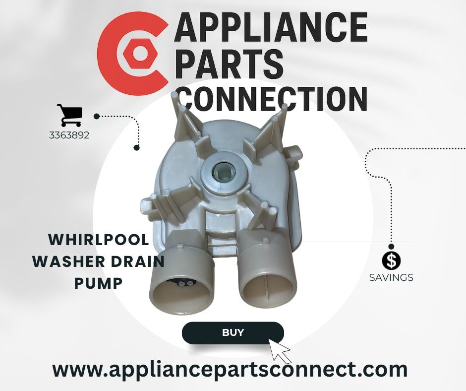 Whirlpool Washer Drain Pump