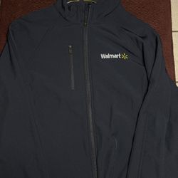 Walmart Navy Blue Zip Up Jacket 