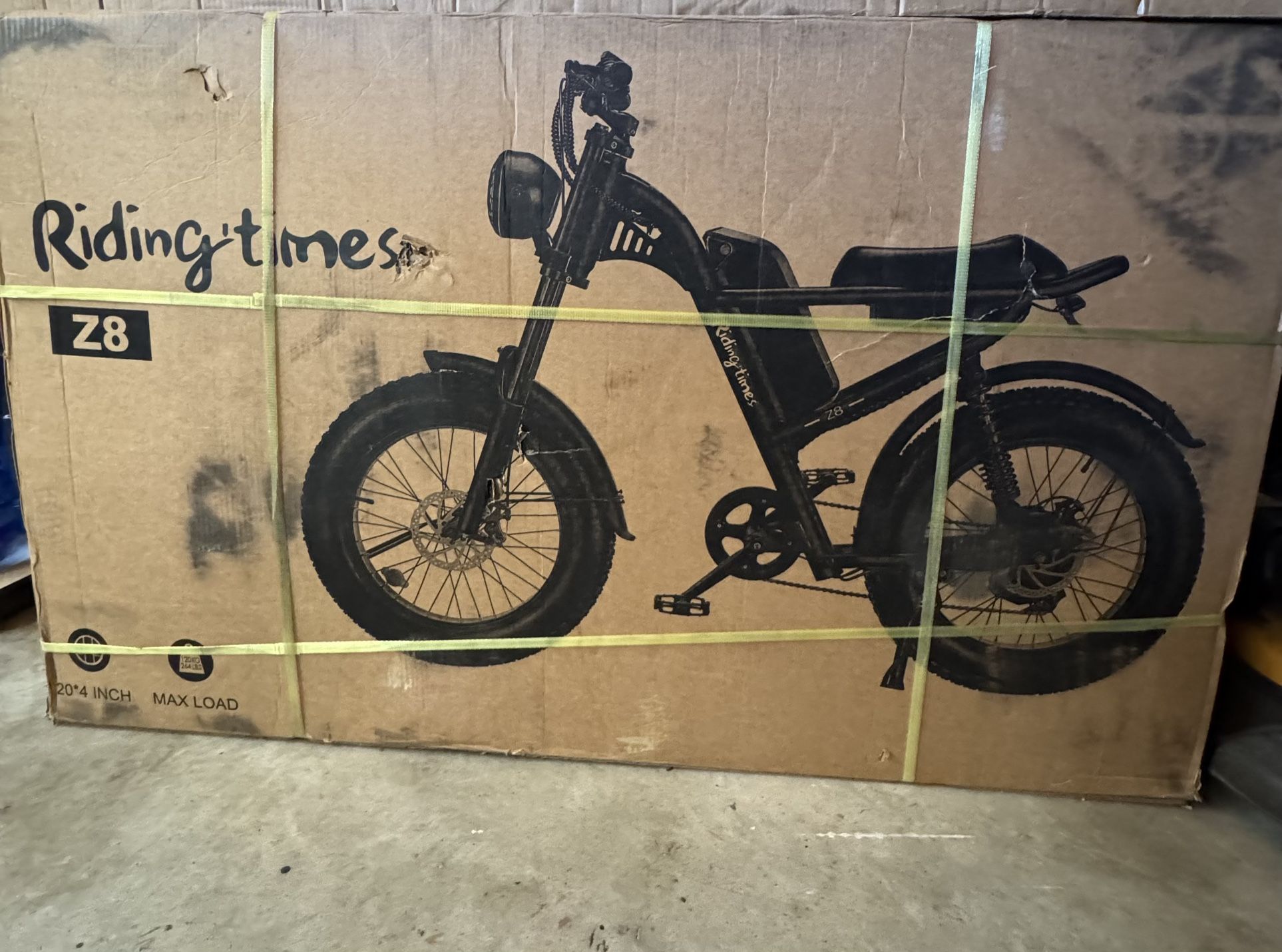 Riding Times: Z8s Electric Bike (Never Used In Box)