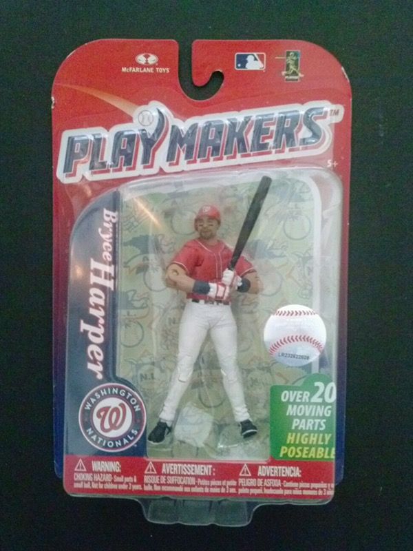 Bryce Harper MLB Washington Nationals Playmakers action figure