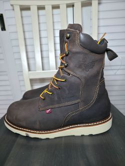 Red Wing DynaForce 8-inch Waterproof Safety Toe Work Boots Men's Size 10 EE READ DESCRIPTION