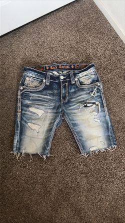 Rock revival cut shorts