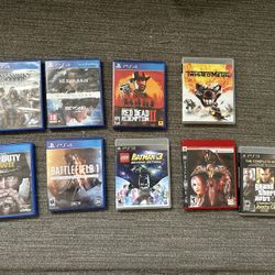 Lot of ps4/ps3 games RDR2