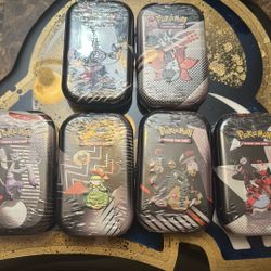 Pokemon Scarlet Violet Black Bolt & White Flair Mini Tins