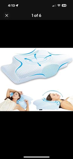 Soft Cervical Pillow for Neck Pain Relief Odorless Memory Foam Pillows Ergonomic