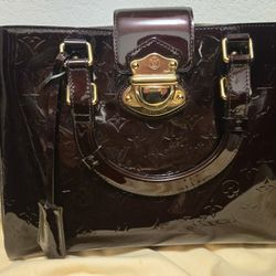 Louis Vuitton Amarante Monogram Vernis Melrose Avenue Bag