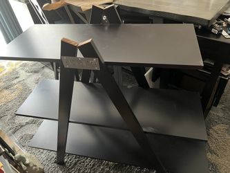 3 Tiered Shelf 39”x 46” - Black