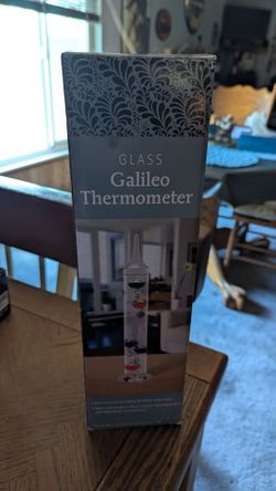 Galileo Glass Thermometer like New.
Awesome for checking inside temperature