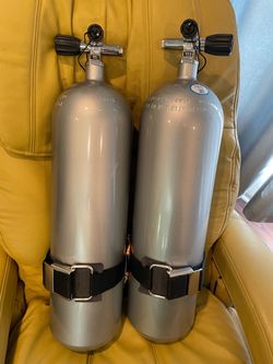 Faber LP85 Steel Scuba Tanks for SideMount Scuba! Used only twice!