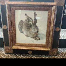 ORNATELY FRAMED HARE RABBIT 