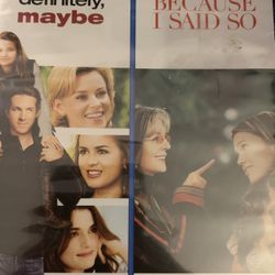 DEFINITELY, MAYBE/BECAUSE I SAID SO Double Feature (DVD) NEW!