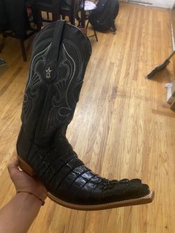 Men’s Crocodile Boots Size 9.5