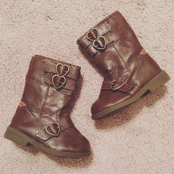 Carters brown boots 5c