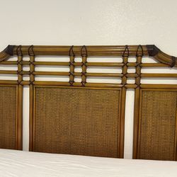 Queen headboard and 2 matching nightstands