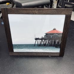 Ocean Beach Ruby’s Pier Frame Photograph (23.5” x 19.5”) 