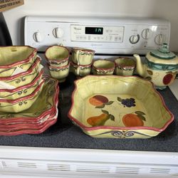 China plate / mug set