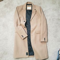 Calvin Klein Camel Overcoat