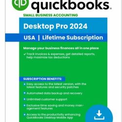 QuickBooks Desktop Pro 2024 (Lifetime Version) For Windows