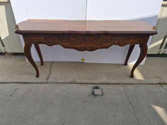 wooden table
