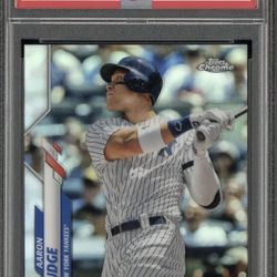 2020 Topps Chrome Refractor Aaron Judge NewYork Yankees PSA 10 GEM MINT