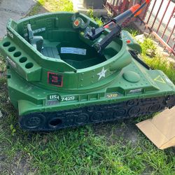power wheels tank