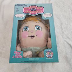 1995 Vintage Rare Happiness Baby Club Pillow Doll