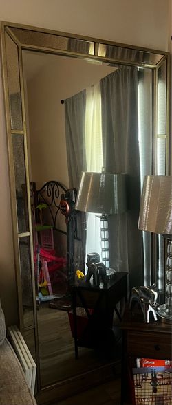 Gold Framed Floor Mirror