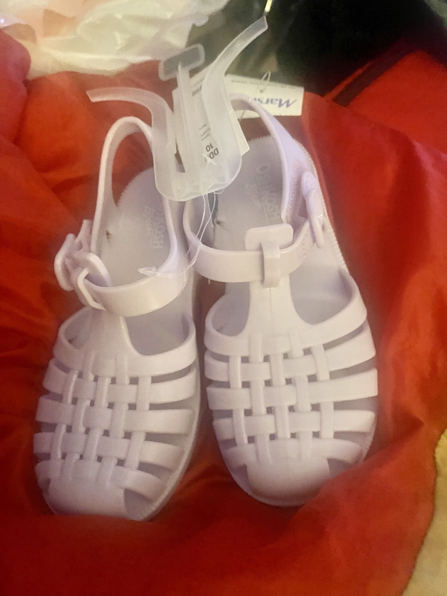 $3 New Girls Light Purple Sandles Sz 10